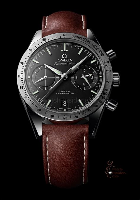 omega watch brown leather strap|best straps for omega speedmaster.